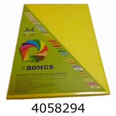 Папір кольор. А4 80г/м2 100 арк. інтенс. жовтий R CY39 яскраво-жовтий R50799