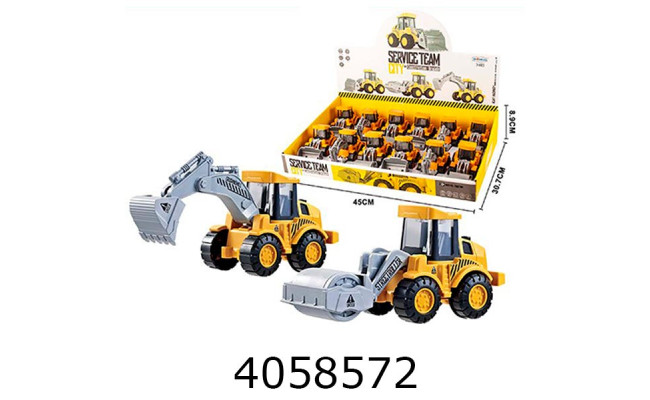 Машина інерц. БудТехніка в дисплей-боксі 3 види 135см (12/120) JKL-808