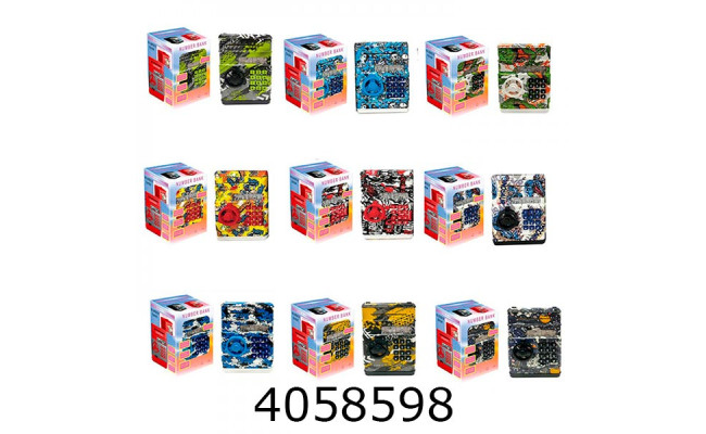 Скарбничка Сейф на батар. в коробці світ. муз. в коробці 9 видів 14*20*14см (10) MK 5056