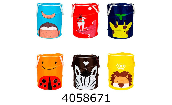 Корзина для іграшок 6 видів тварини 45*35см (30) BT-TB-0020