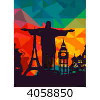 Картина по номерам 30*40см пейзаж 