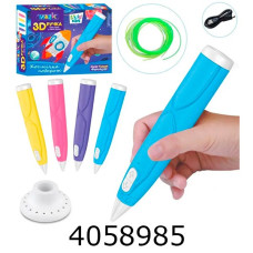 Ручка 3D пластик PСL 4 кольори корпусу (18) AK 0011 Ручка 3D пластик PСL 4 кольори корпусу (18) AK 0011