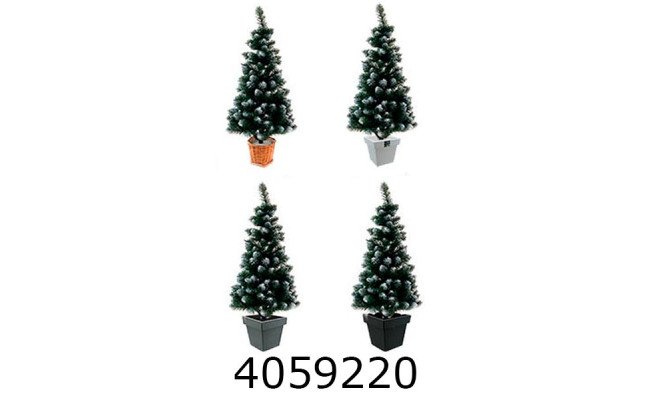 Ялинка в квадр. горщику 110см Королева мікс