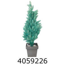 Ялинка в квадр. горщику 90см лита блакитна мікс