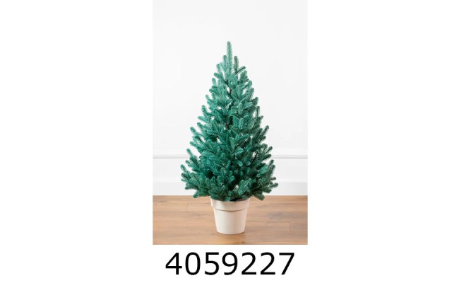 Ялинка в кругл. горщику 90см лита блакитна мікс