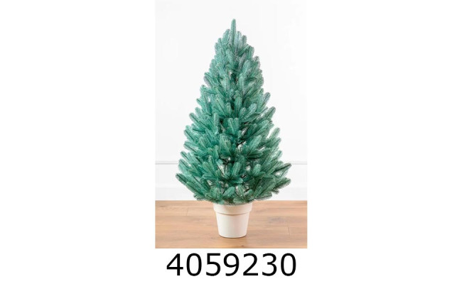 Ялинка в кругл. горщику 110см лита блакитна мікс