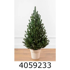 Ялинка в крул. горщику 90см лита зелена мікс
