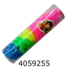 Резинка для волосся силікон кольорові велика ціна за 12шт. (100) 5-3-18