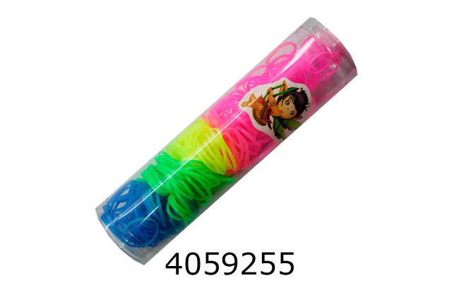 Резинка для волосся силікон кольорові велика ціна за 12шт. (100) 5-3-18