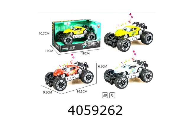 Машинка в коробці на батар. 3 кольори 18*11*10см (72/144) 9816-3C