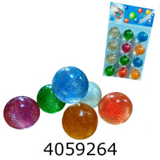 Мяч гумовий пригун 12шт. на листі 45см 