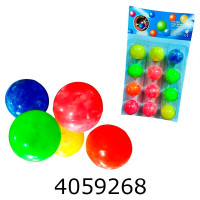 Мяч гумовий пригун 12шт. на листі 45см 