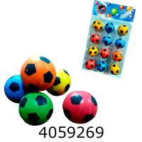 Мяч гумовий пригун 12шт. на листі 45см 