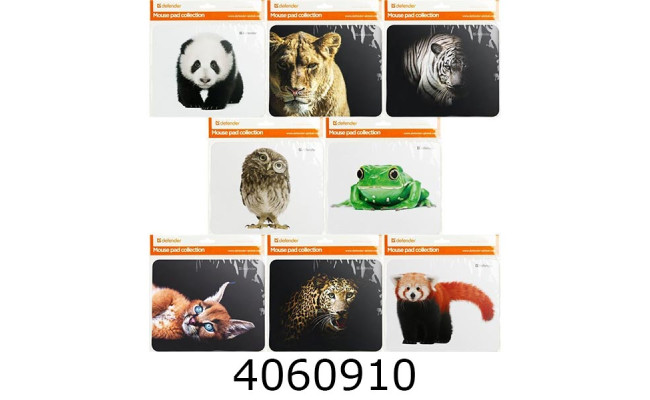 Коврик комп'ютерний Defender Wild Animals тканина+резина 220*180*2мм (10) 50803