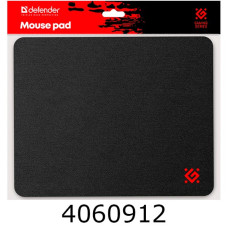 Коврик комп'ютерний Defender Black One тканина+резина (ігровий) 250*200*2мм 50016