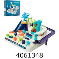 Трек в коробці 4 машинки гелікоптер рухливі деталі 235*24*105см (20) T802A н/з