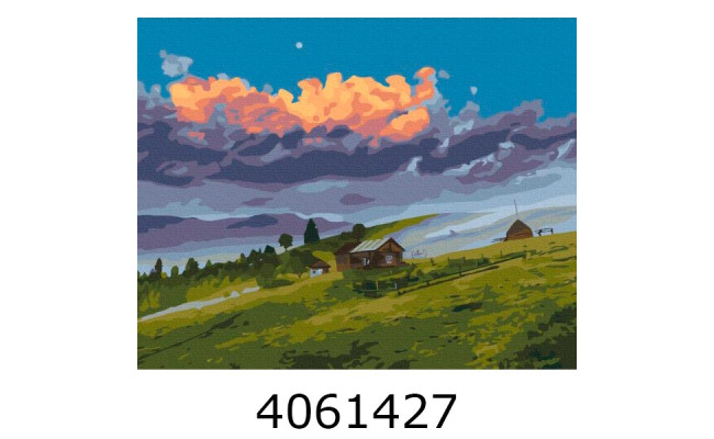 Картина по номерам 40*50см пейзаж Небесний вогонь © Sergiy Stepanenko Brushme BS53791 н/з