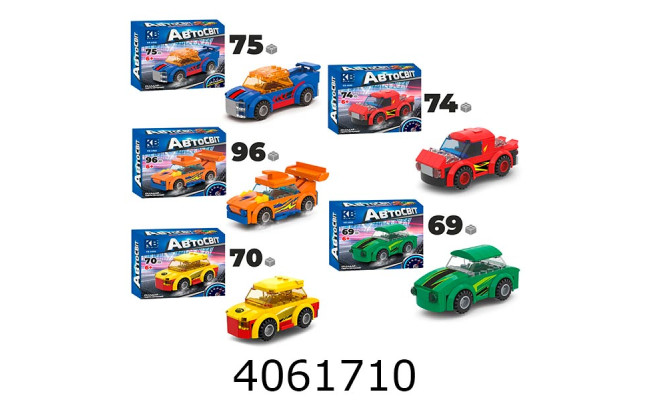 Конструктор Limo Toy Транспорт 69+ дет 5 видів (100) KB 6000