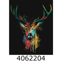 Картина по номерам 40*50см тварини Барвистий олень Brushme BS51379 н/з
