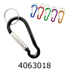 Карабін метал 6.5см  ціна за 12 штук (100) 2572