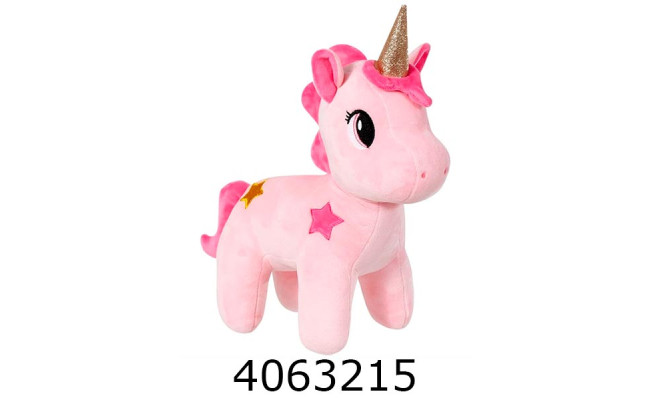 Єдиноріг м'яка іграшка 30 см рожевий 910