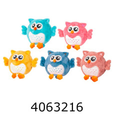 Сова м'яка іграшка 32 см різнобарвна 911