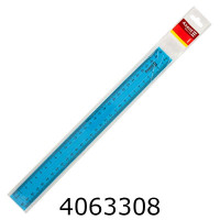 Лінійка пласт. 30см блакитна Axent  (30) D9800-03