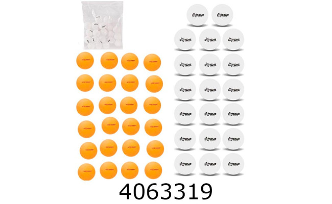 Тенісні м`ячики 40мм ціна за 20шт. 2 кольори в кульку (100) TT24186