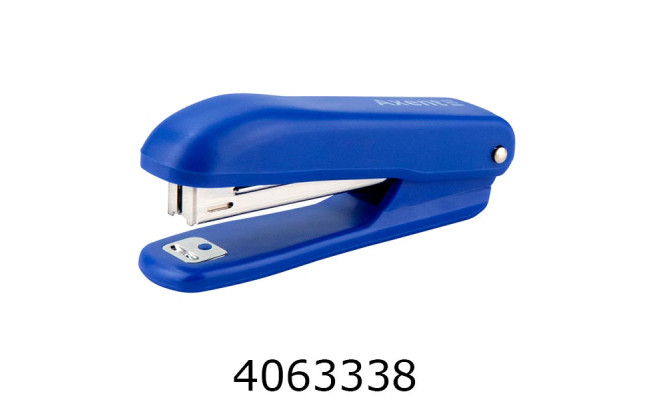 Степлер №10/5 AXENT Standard пласт.15 арк. синійчорний (24) 4222-02-A