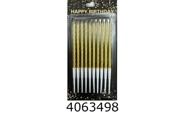 Набір свічки в торт 10 шт