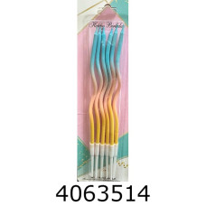 Набір свічки в торт 6 шт