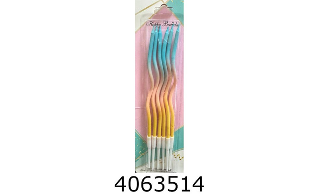 Набір свічки в торт 6 шт