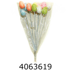 Великодні писанки в кульку на палочці 12 писанок (520) MA22-21