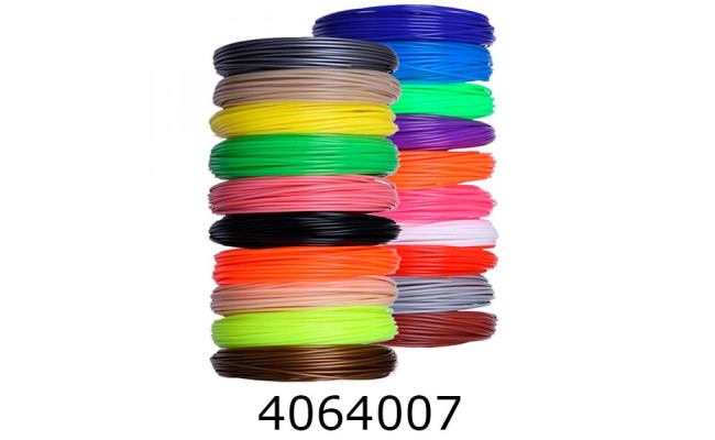 Пластик для ручки 3D PLA 10м 20 кольорів 1.75мм (40) PLA-1