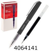 Ручка гелева Axent Autographe чорна 0.5мм (12/144) AG1007-01-A Ручка гелева Axent Autographe чорна 0.5мм (12/144) AG1007-01-A