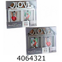 Фоторамка пластик 10*15см Коллаж Love мікс 2 (2-306) 136634