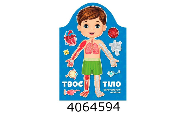 Kids creative  Твоє тіло. Хлопчик (Українська ) Талант