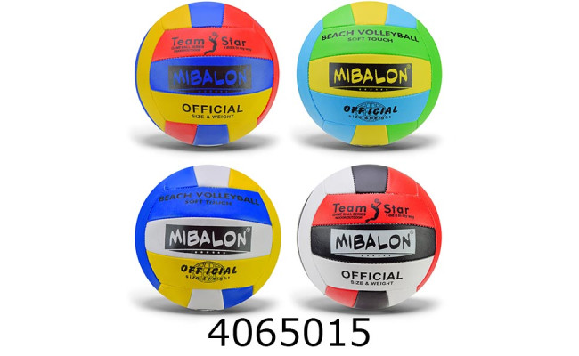 Мяч волейбольний PVC 230г 4 кольори (100) VB2311