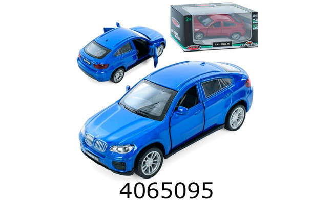 Машинка метал. Автосвіт в коробці BMW X6M в коробці 2 кольори (36) AS-3030