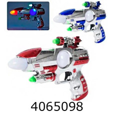 Пістолет муз в кульку батар.світ. 22см (96) 138