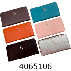 Гаманець жіночий 6 кольорів 20*10см (12) 158-20