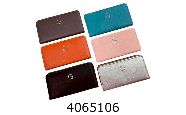 Гаманець жіночий 6 кольорів 20*10см (12) 158-20