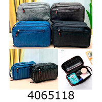 Косметичка чоловіча 4 кольора мікс 25*32*14 см 6878