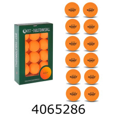 Тенісні м`ячики 40мм ціна за 12шт. 2 кольори в коробці (100) TT24187