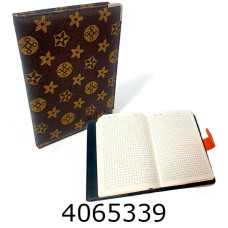 Блокнот 120 арк. шкірзам кл. Leader 12*18см Арт. WL36-18 Warmly 140048Л