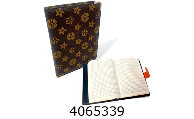Блокнот 120 арк. шкірзам кл. Leader 12*18см Арт. WL36-18 Warmly 140048Л