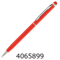 Ручка кульк. авт. Economix STYLUS червоний корпус пише синім (50) E10308-03