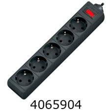 Подовжувач мереж. фільтр Defender ES 1.8m 5 роз. чорний 994840 994840