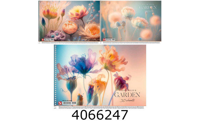 Альбом для малюв. на спір. 30 арк. 120г/м2 УФ-лак Школярик (9/63) PB-SC-030-8024