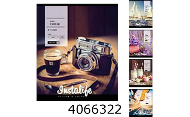 Зошит шк. 96 арк. кл. Школярик Star УФ лак 